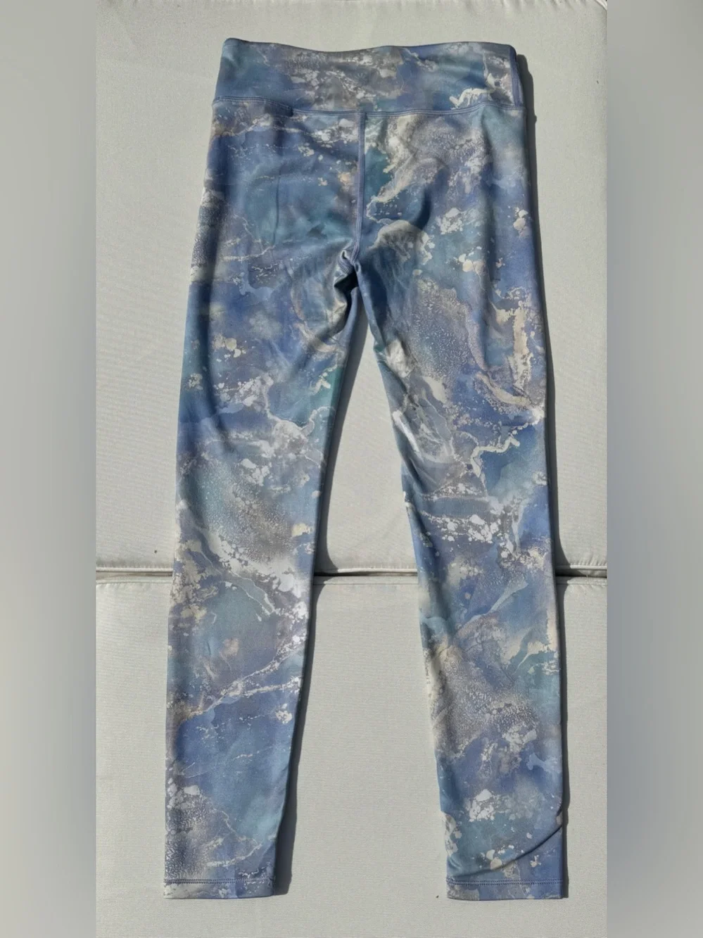 Athleta Girl High Rise Chit Chat Legging in Blue Marble - fits women’s XS/0-2